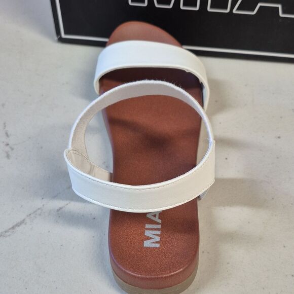 MIA Cindy Size 8M OR 9MWhite Sandal - New - Picture 5 of 7